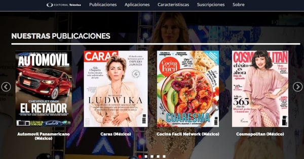 Editorial Televisa Digital Kiosk