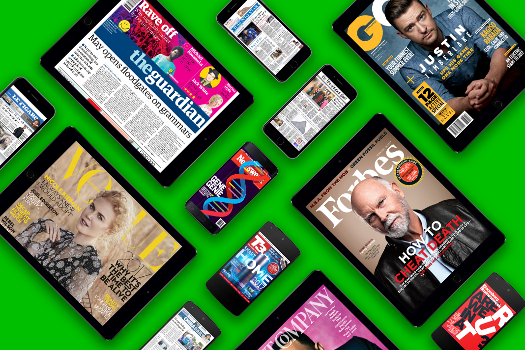 PressReader app on devices