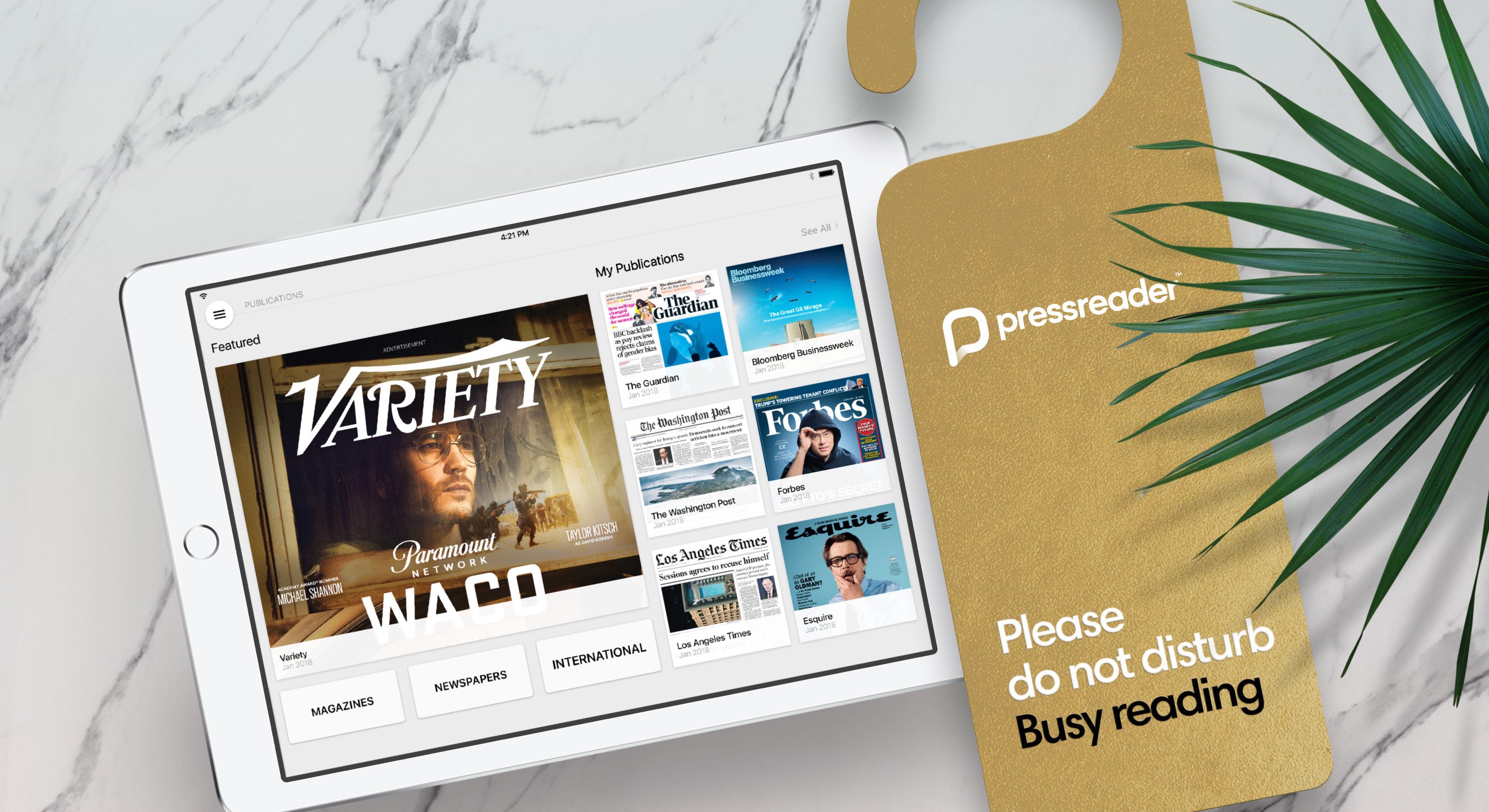 Variety on PressReader - visual