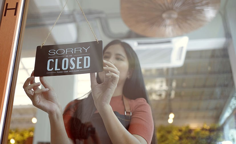 Owner-Coffee-Shop-Woman-we-are-closed