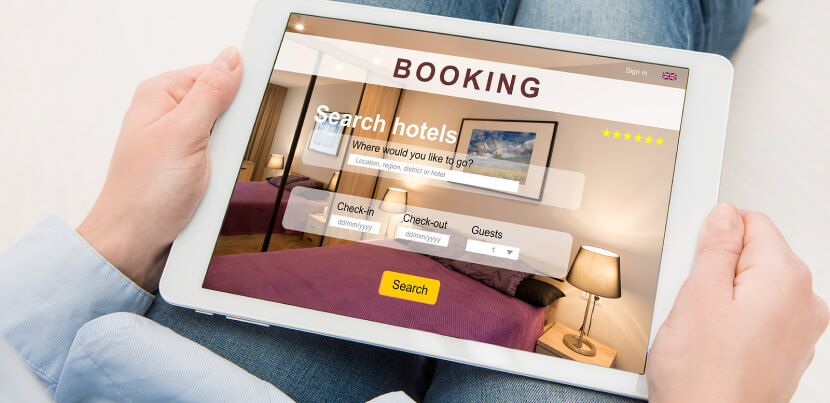 booking-a-hotel-on-tablet