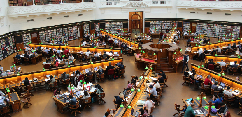 overhead-shot-of-students-in-campus-library