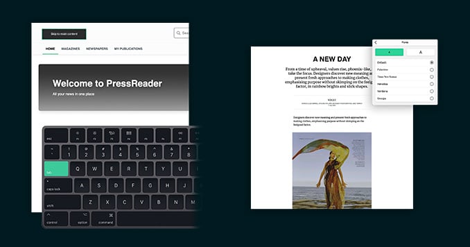 The story behind PressReader’s accessibility features