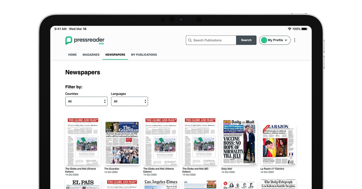 Inclusive reading for all, introducing PressReader Accessibility