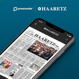 Haaretz joins PressReader’s growing catalog of international newspapers