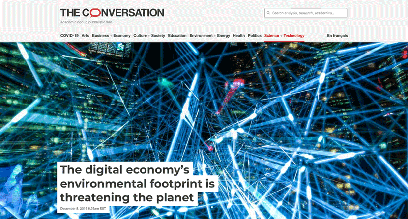 The digital economy's environmental footprint is threatening the planet